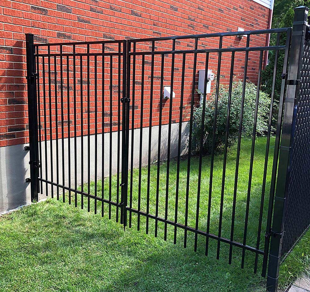 Ornamental steel fence