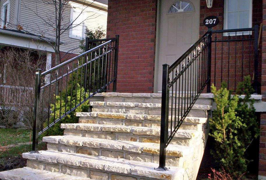 Steel railing